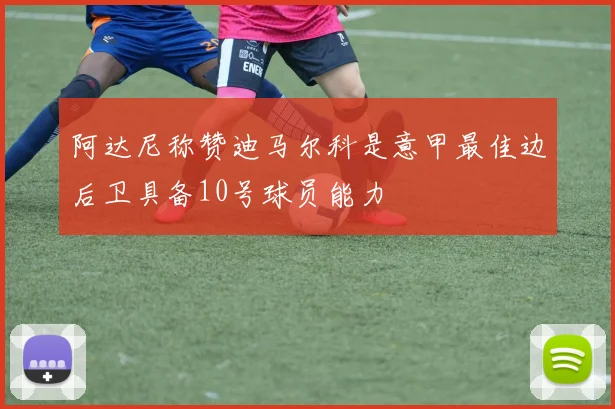 阿达尼称赞迪马尔科是意甲最佳边后卫具备10号球员能力